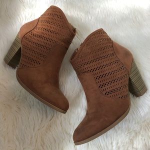 Brown booties